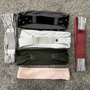 Lululemon headbands- lot of 6